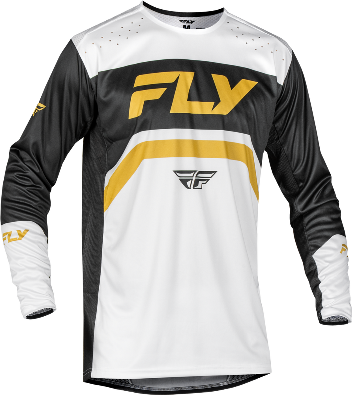 FLY - Youth Rayce Jersey White/Black/Gold