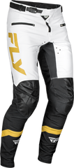 Fly - Youth Rayce Bicycle Pants White/Black/Gold